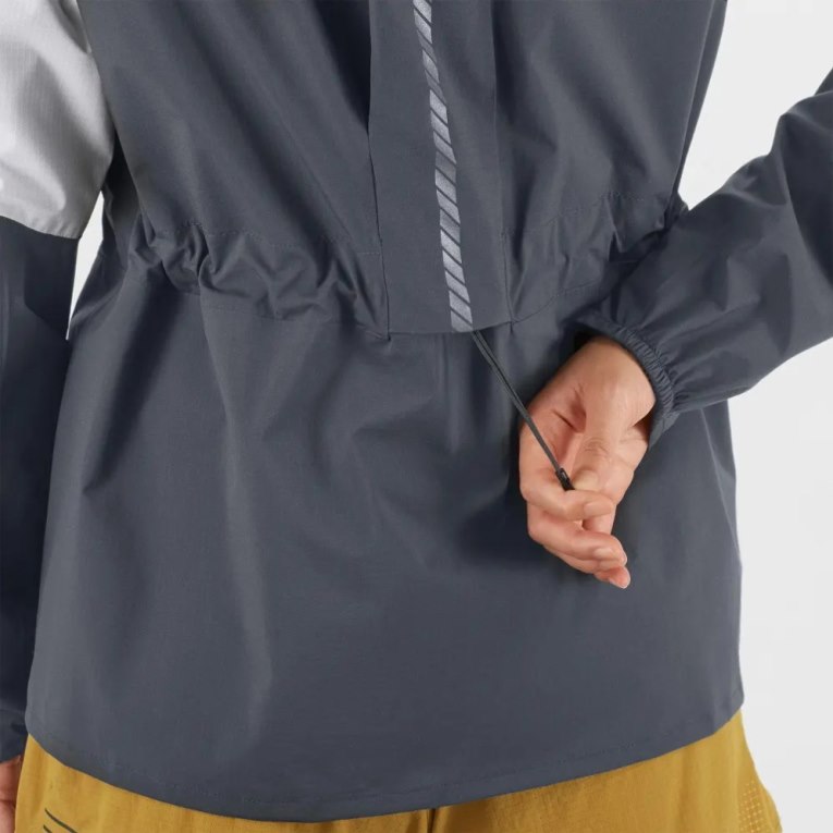 Chaquetas Shell Salomon Bonatti Trail Mujer Negros Blancos | MX KXBR209